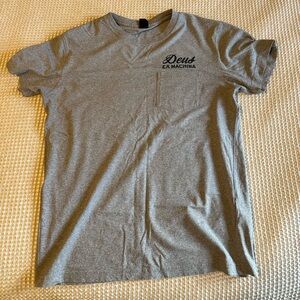 Gray Short Sleeve Men's Tee Venice Address Large